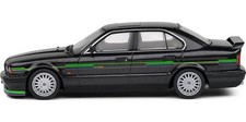 1994 BMW E34 Alpina B10 BiTurbo Black Metallic with Green Graphics 1/43 Diecast