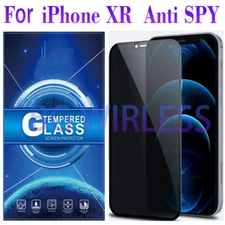 For iPhone XR,FULL Coverage  Anti Spy  Privacy  Tempered Glass Screen  Protector