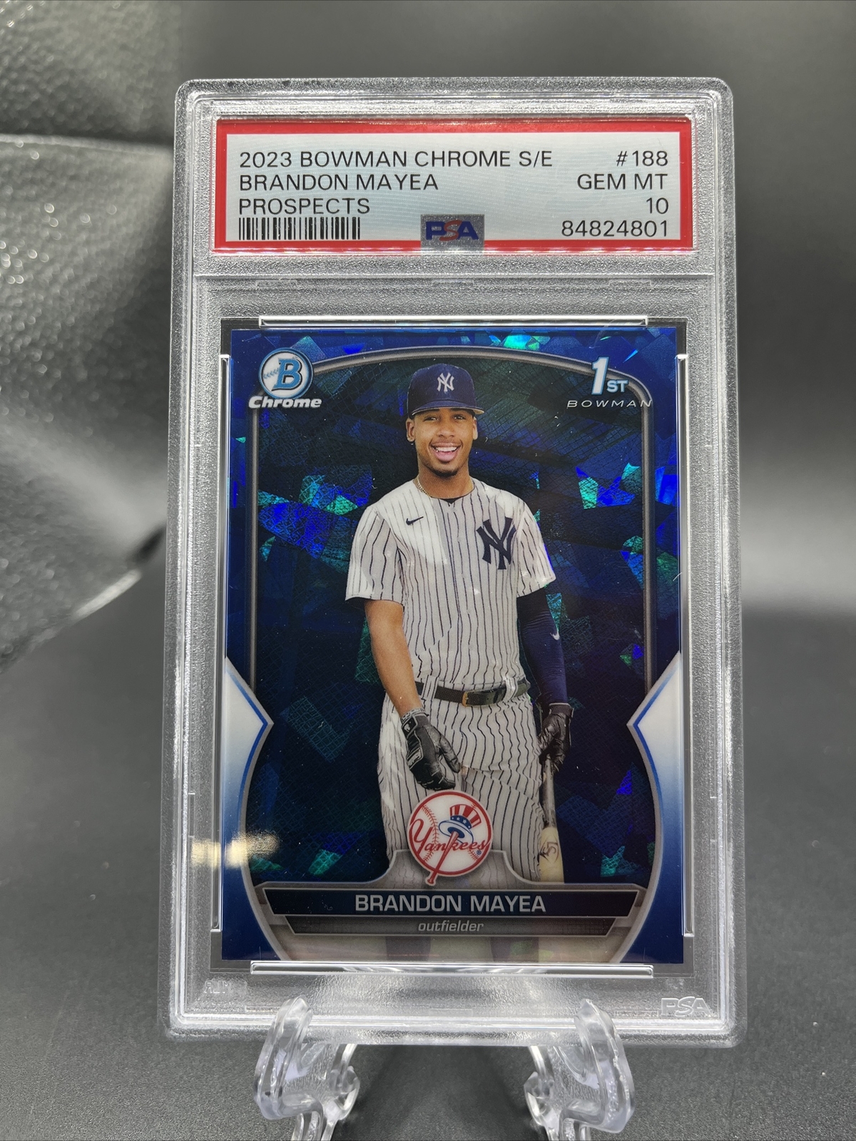 2023 Bowman Chrome Sapphire Brandon Brando Mayea #BCP-188 PSA 10 Yankees