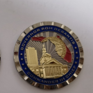 Authentic State Of Florida Governor Ron DeSantis Challenge Coin.