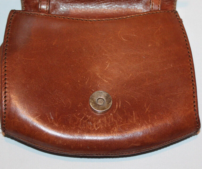 Monedero De Vecchi by Hamilton Hodge cuero genuino Italia marrón (sin correa) Foto 4 de 4