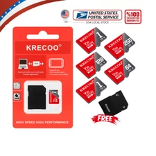 Micro SD Card 32GB 64GB 128GB 256GB 1024GB Micro SD TF Memory Card Adapter lot