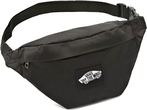 Vans Traveler Bauchtasche Reißverschluss schwarz mit Vans Logo Patch - Bild 1 von 4