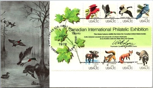 FDC 1978 SC #1757a-h  Ham Cachet - Toronto Canada - Block Of 8 - J27491