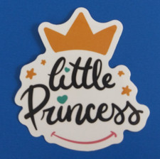 Little Princess Sticker 2" x 1.78" H 