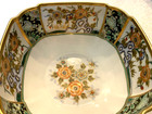 1911-1921 Nippon Morimura Hand Painted Panels Bowl Japan    7 3/4 Inches — photo 3