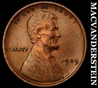 1909 Lincoln Wheat Cent- Extra Fine- Better Date No Reserve #J6597