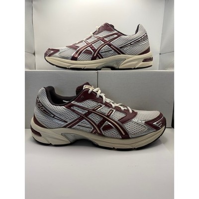 ASICS GEL-1130 Maroon White Silver Cream 1201A255-101 Mens Size 9.5 No Box