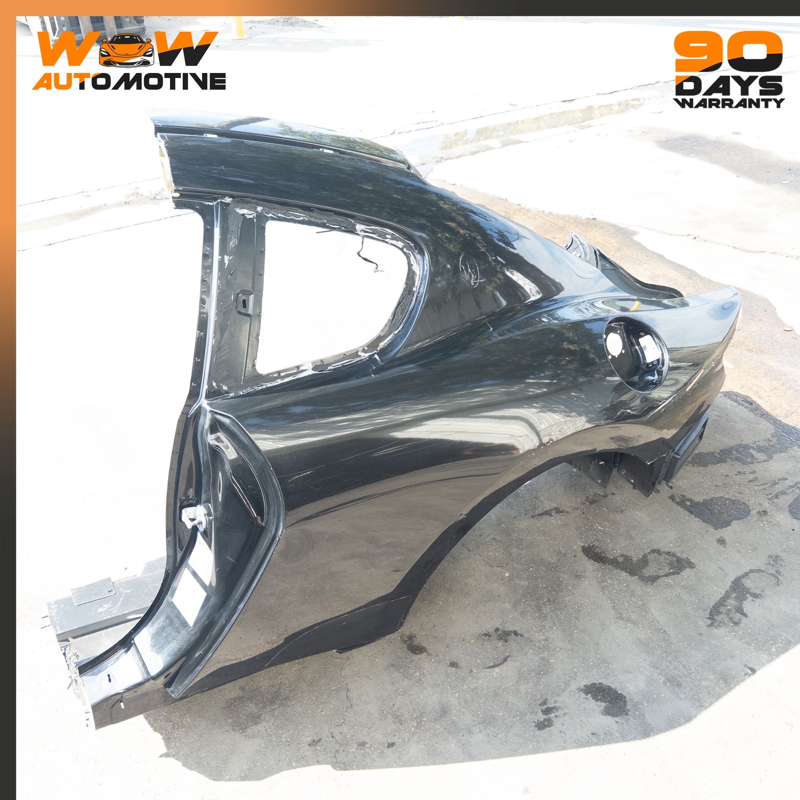 08-19 MASERATI GRANTURISMO REAR LEFT DRIVER SIDE QUARTER PANEL CUT BLACK OEM
