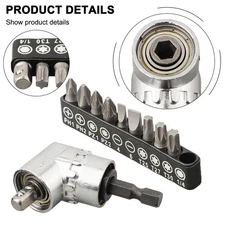 Compact and Portable Right Angle Drill Attachment for Easy Carrying and Storage