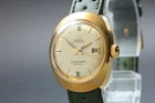 Near MINT OMEGA Seamaster Cosmic 24mm 566.018 Automatic Gold Dial Women Vintage