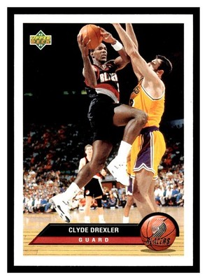 Clyde Drexler #P33 1992-93 Upper Deck McDonald's Portland Trail Blazers
