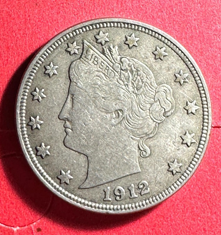 1912D US LIBERTY "V" Nickel STRONG "LIBERTY"! VF! Old US Coin!