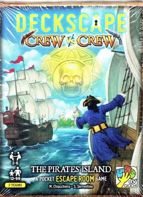Deckscape Crew vs Crew 2 Team Escape Room Card Game Davinci Games DVG5733 Party