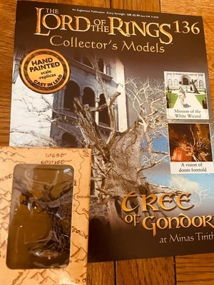 Der Herr der Ringe Eaglemoss Sammlermodell Ausgabe 136 Weißer Baum von Gondor