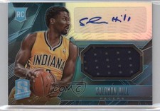 2013-14 Panini Spectra Rookie Jersey Light Blue 92/99 Solomon Hill #114 Auto 0o9