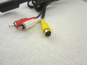 Sega Dreamcast AV Cable TESTED WORKING third party S connection