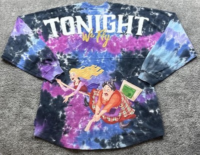 Disney Hocus Pocus Spirit Jersey Womens Large Tonight We Fly Long Sleeve Shirt