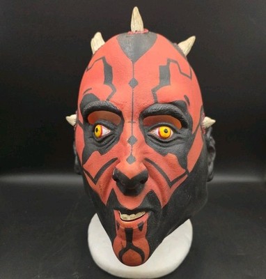 Adult Star Wars Darth Maul Costume Face Mask Full Halloween Lucas Films