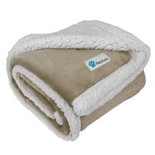 PetAmi Dog Blanket for Small Medium Dogs Cats - 29 X 40 Inches, Taupe