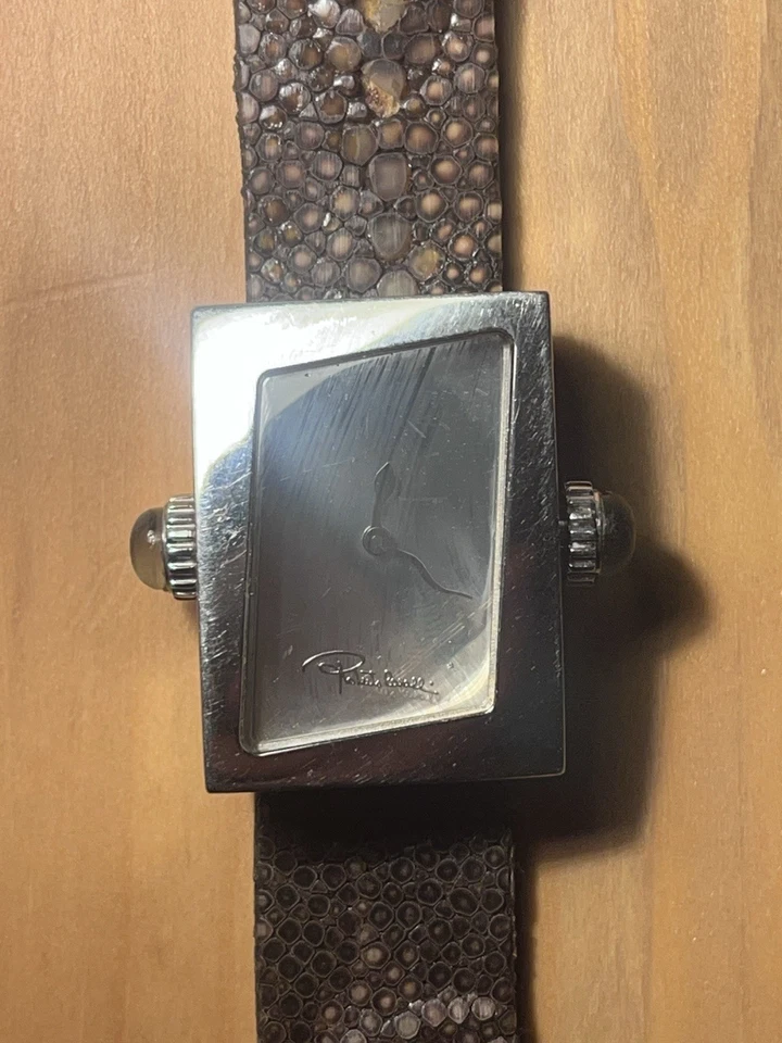 Roberto Cavalli Vintage Stingray Leather Watch 2003 - Image 2 of 4