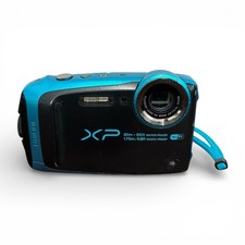Fujifilm FinePix XP120 Waterproof Camera With Charger , Battery SD Card Blue