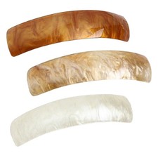 Yzurbu 3pcs Large Hair Barrettes, Hair Clips for Women Long Thick Curly Wavy ...