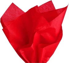 PMLAND 100 Sheets Red Tissue Paper Bulk, 20x15 Inches Wrapping 