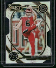 2024 Panini Select #296 Tommy Townsend Silver Prizm Die Cut