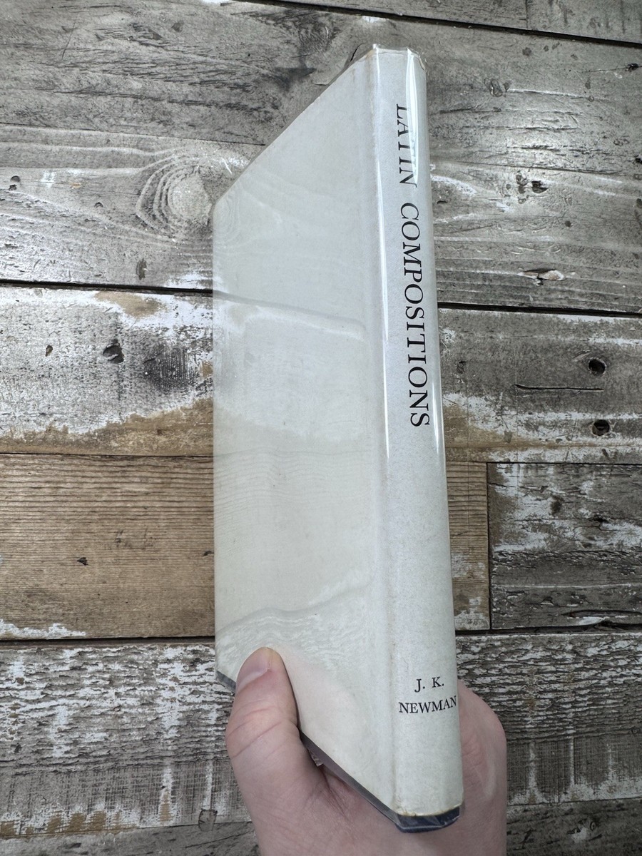 1976 Vintage Latin Language Book “Latin Compositions” Dust Jacket