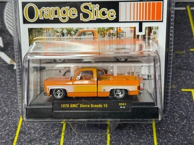 M2 Machines 1976 GMC Sierra Grande 15 Orange Slice 31500 HS61 1/64