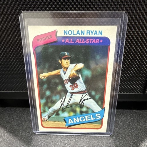 1980 Topps Nolan Ryan A.L. All-Star Angels #580 Base Set Baseball Card