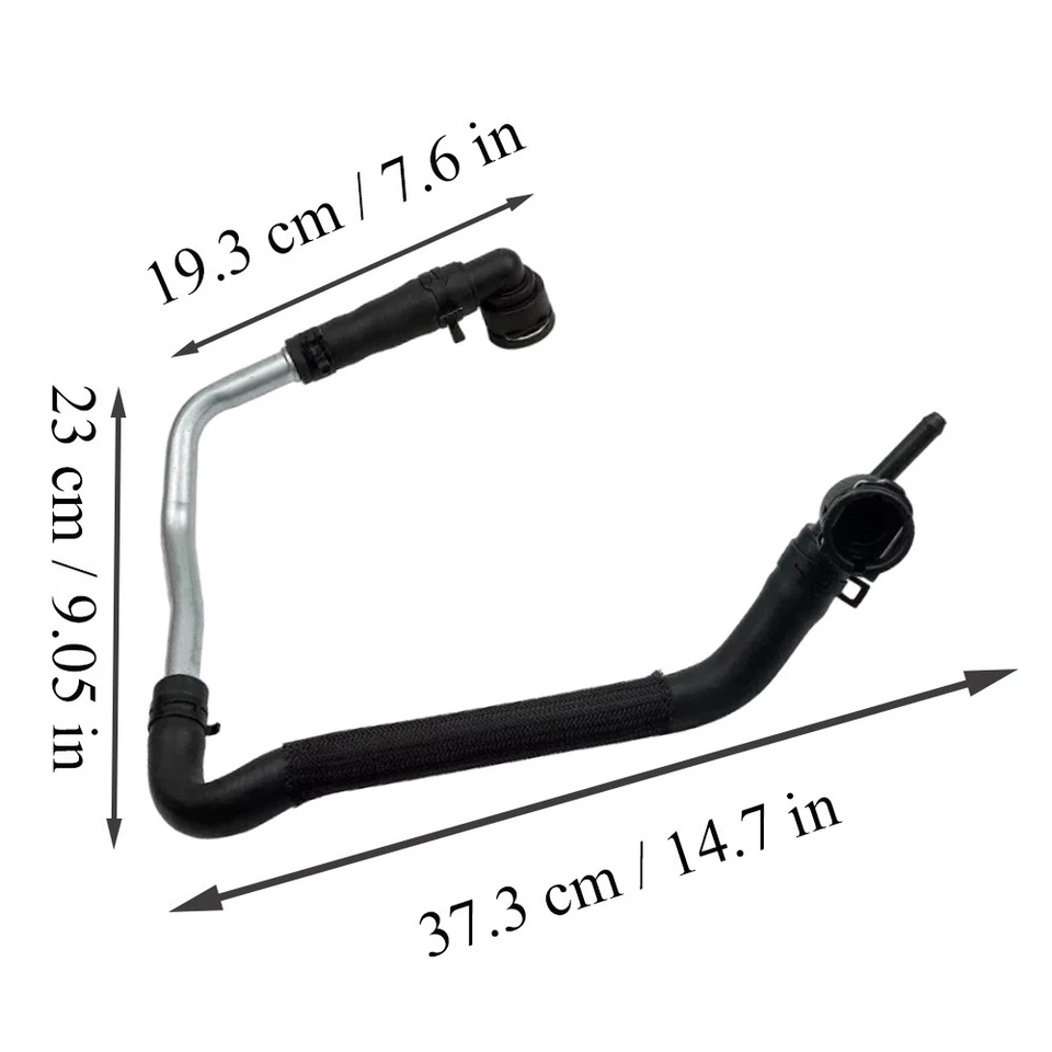 1pc HVAC Heater Outlet Hose For Jeep Wrangler 2.0L 2018-2021 68280784AB - Image 3 of 4