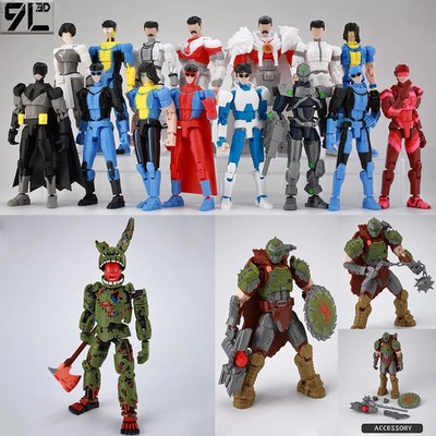 9L3D Lucky13 T13 Dummy13 1/12 Multi-Jointed Action Figure DIY Model NEW