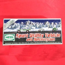 2004 COLLECTIBLE 40TH ANNIVERSARY HESS SPORT UTILITY VEHICLE & MOTORCYCLES   LF