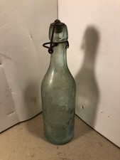 Botella de refresco John S. Low blob top, Carlisle, Pensilvania Cumberland County