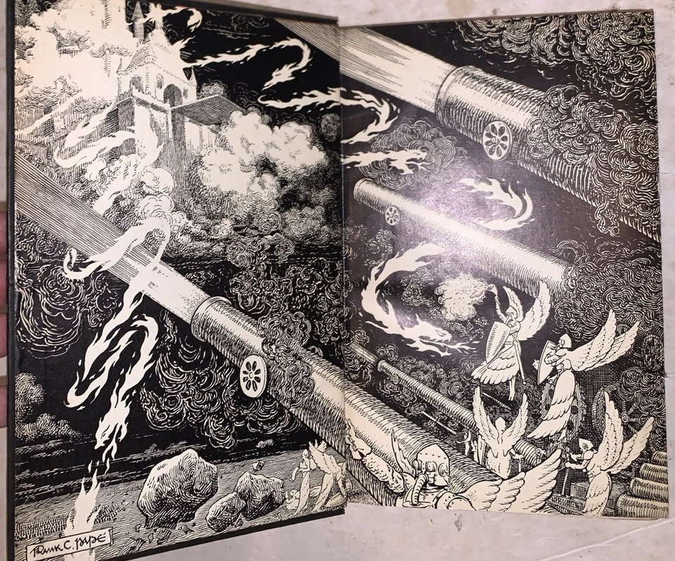 1924, THE REVOLT OF THE ANGELS, ANATOLE FRANCE, 1st FRANK C. PAPE ILLUSTRATED ED - Imagem 2 de 4