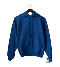 vintage russell athletic hoodie sweatshirt mens size XS deadstock NWT 90s NOS