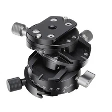 New Leofoto G2 GEAR HEAD 3 In 1 Panoramic Geared Ball head Tripod Head BlackPaYm