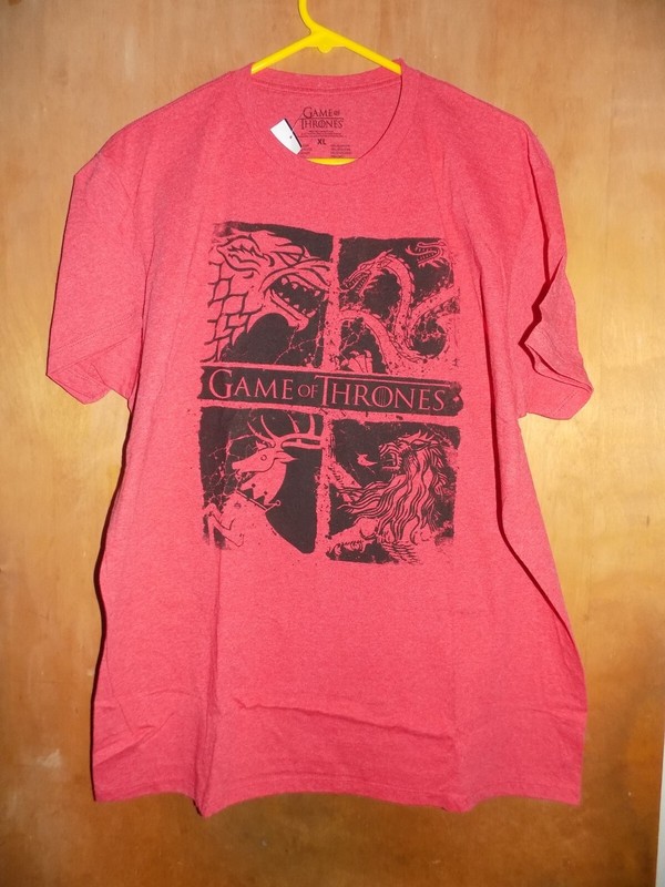 GAME OF THRONES SQUARES  T-SHIRT [XL]