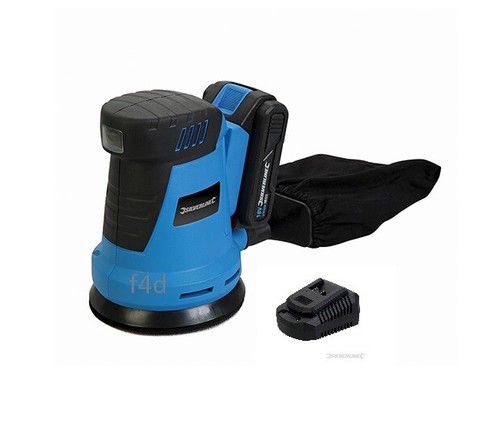 SILVERLINE 18V CORDLESS 125MM RANDOM 