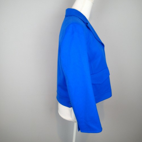 new $1,390 AKRIS Wool Jacket Blazer Coat Top 8 US blue r7 - Picture 5 of 12