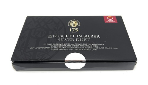 Austria 2017 20 euros 175 de la Orquesta Filarmónica de Viena conjunto de monedas de plata - Imagen 9 de 16