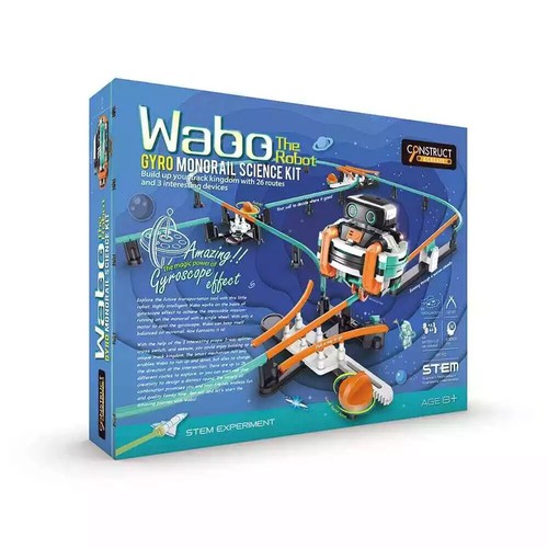 Stem Science Construction Kit - Wabo the Robot On Monorail - Picture 6 of 6