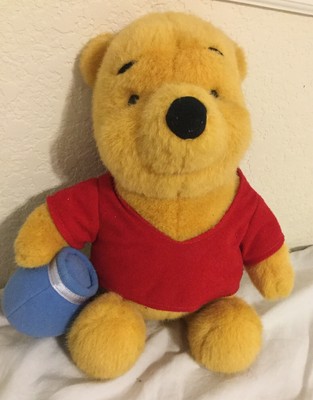 Mattel 1994 Winnie the Pooh Teddy Bear With Honey Pot Stuffed Animal Plush | eBay