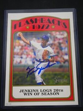FERGIE JENKINS 2021 TOPPS HERITAGE 72 FLASHBACK BOXLOADER /49 SIGNED BECKETT COA