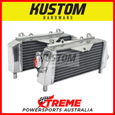 Kawasaki KX125 2003-2008 Radiator Set 17K-R137S Kustom | eBay Australia