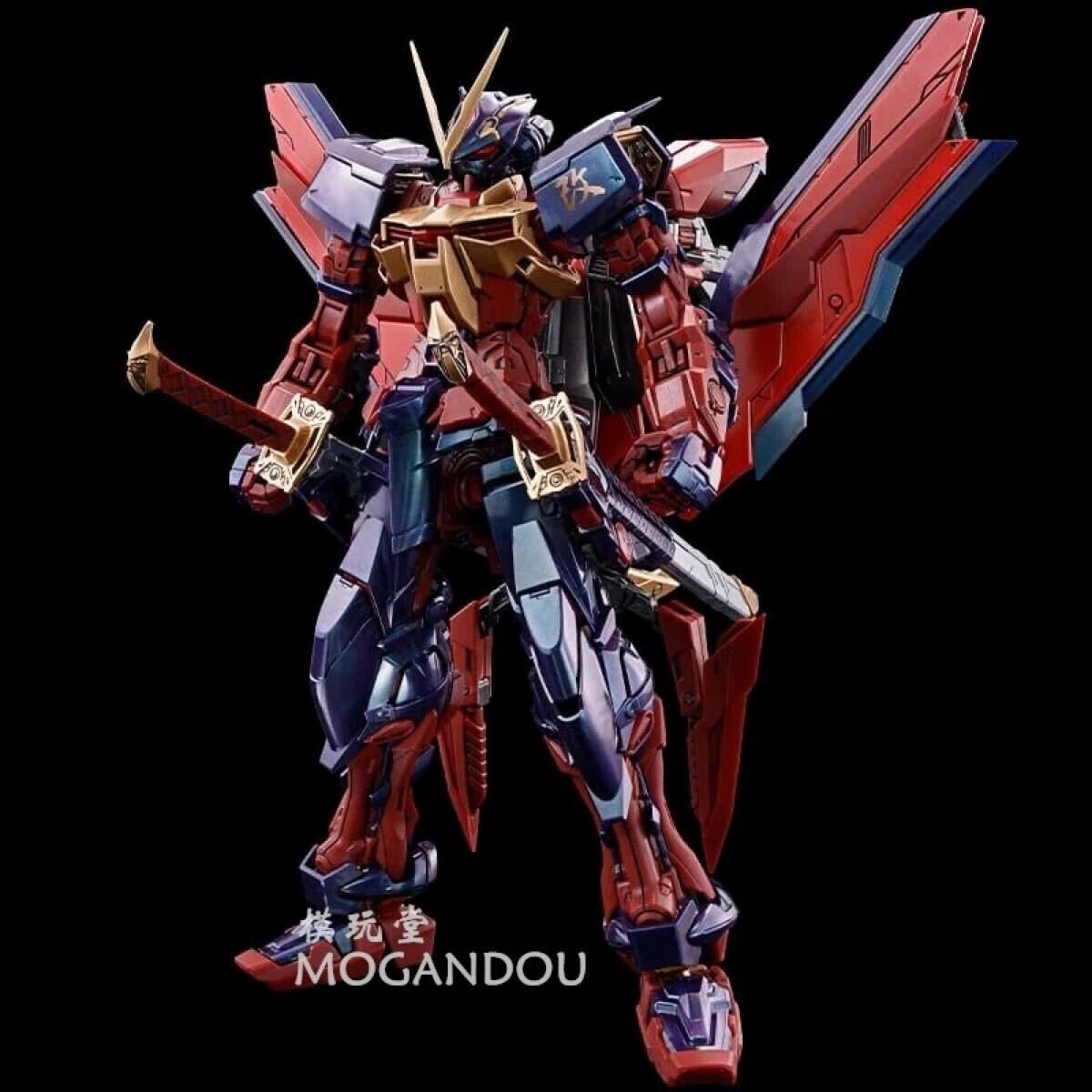 Bandai MG 1/100 Gundam Astray Red Frame Kai Cross Contrast Colors