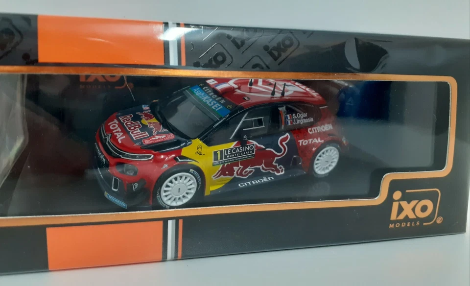 IXO 1/43 MODELLINO AUTO RALLY CITROEN C3 WRC OGIER MONTE CARLO 2019 MODELLISMO - Immagine 2 di 4