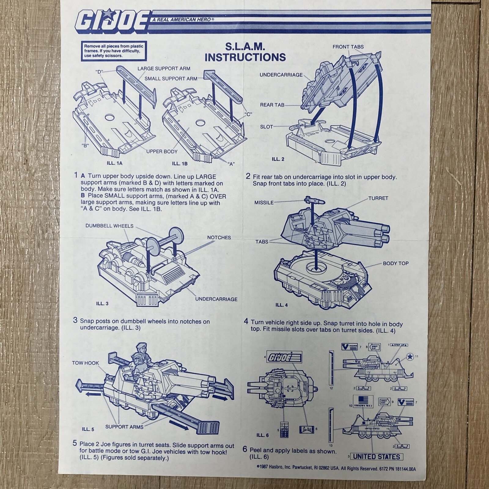 GI JOE S.L.A.M. en doos | Old School Toys